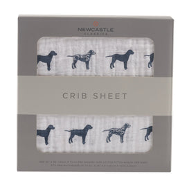 Dalmatian Cotton Muslin Crib Sheet